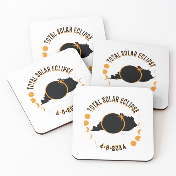 Item preview, Kentucky Total Solar Eclipse Path 2024 Eclipse Souvenir  designed and sold by The Junto Shop.