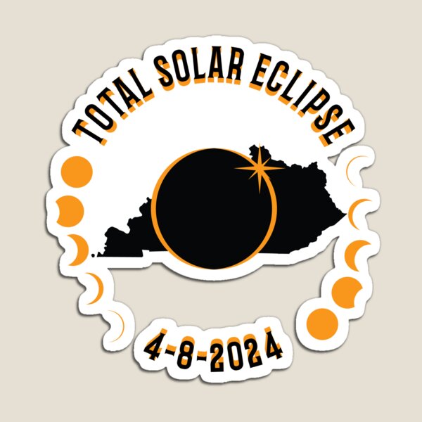 Item preview, Kentucky Total Solar Eclipse Path 2024 Eclipse Souvenir designed and sold by The Junto Shop.