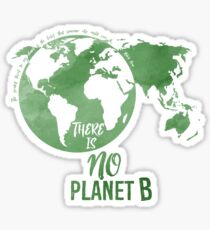 There Is No Planet B - Green Sticker