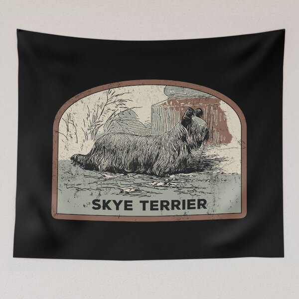 Item preview, Dog Skye Terrier illustration designed and sold by Lemomo-zoo.