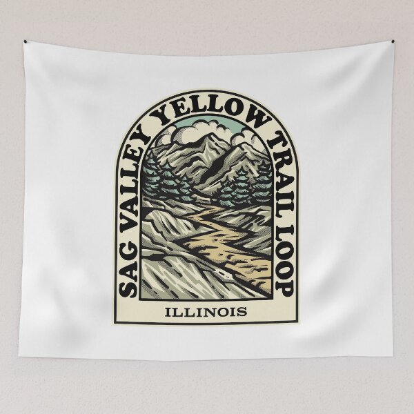Item preview, Sag Valley Yellow Trail Loop Illinois hiking backpacking trail designed and sold by HalpinDesign.