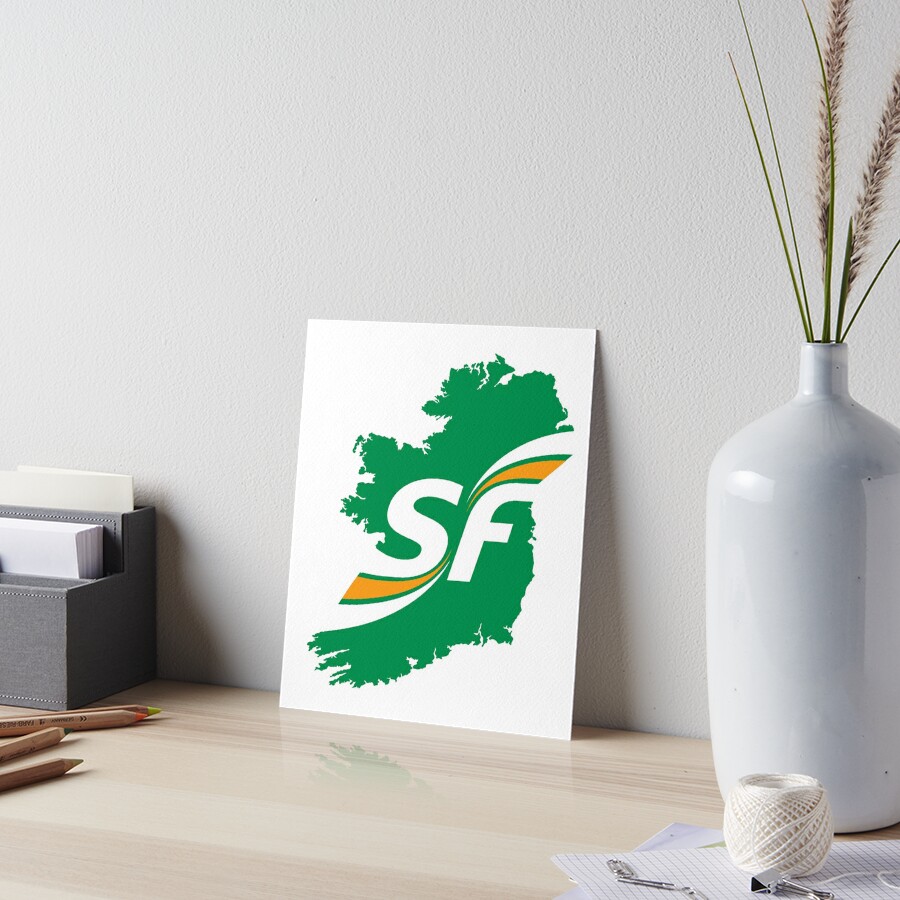 Sinn Fein Logo Art Board Print For Sale By Quatrosales Redbubble