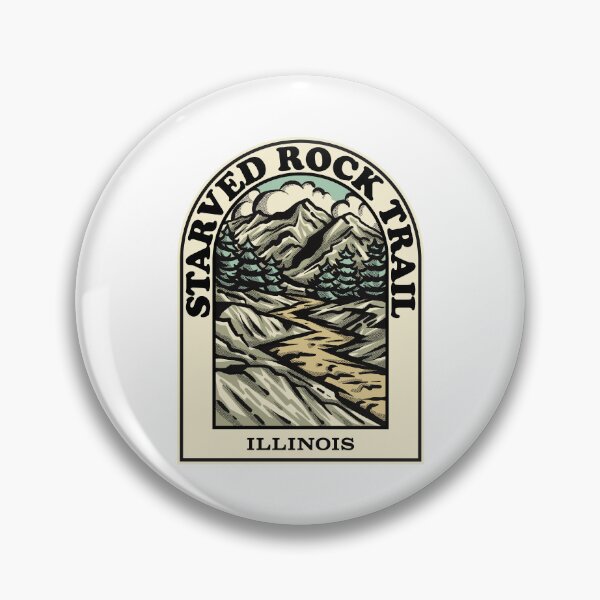 Item preview, Starved Rock Trail Illinois hiking backpacking trail designed and sold by HalpinDesign.