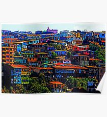 Cerro Valparaiso Poster