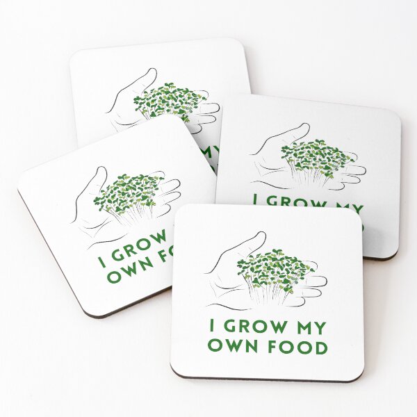 Item preview, I GROW MY OWN FOOD designed and sold by LittleLeafMicro.