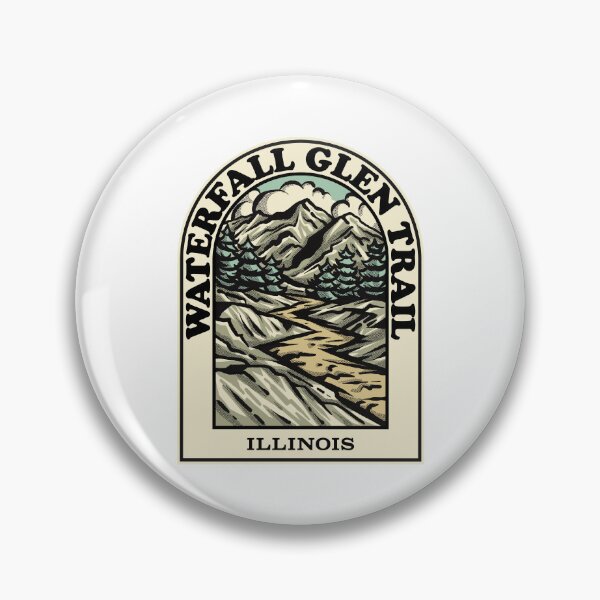 Artikelvorschau, Waterfall Glen Trail Illinois hiking backpacking trail entworfen und verkauft von HalpinDesign.