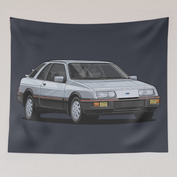 Item preview, Ford Sierra XR-4i concept silver designed and sold by SketchNinja.