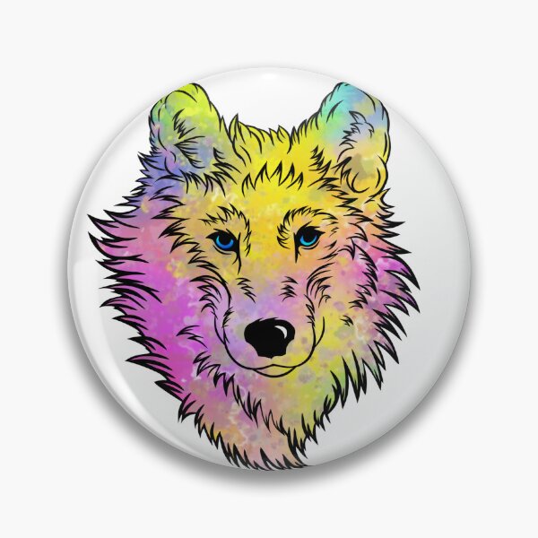 Item preview, Wolf colorful designed and sold by Ascooepics.