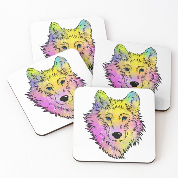 Item preview, Wolf colorful designed and sold by Ascooepics.