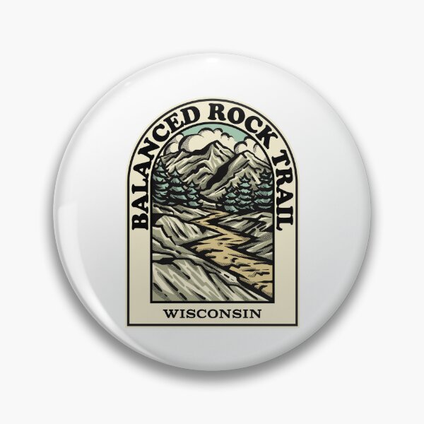 Item preview, Balanced Rock Trail Wisconsin hiking backpacking trail designed and sold by HalpinDesign.