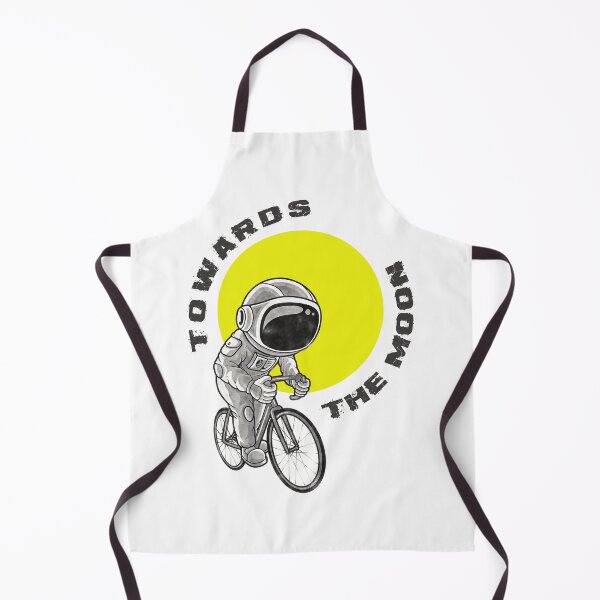 Item preview, the ecological astronaut travels to the moon by pedaling on his space bike designed and sold by Goliardika-Shop.