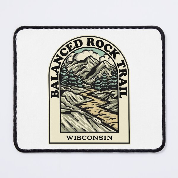 Item preview, Balanced Rock Trail Wisconsin hiking backpacking trail designed and sold by HalpinDesign.