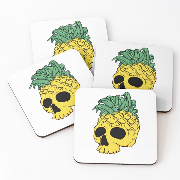 Item preview, Summer Fruit Pineapple Skull designed and sold by SmackCreations.