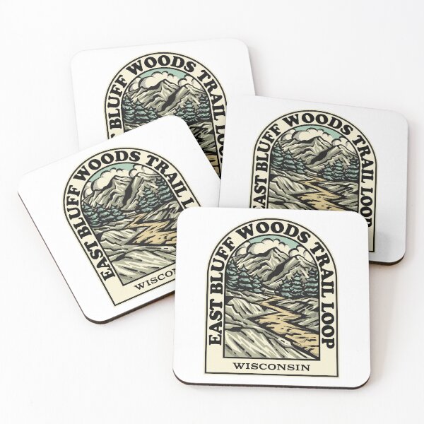 Item preview, East Bluff Woods Trail Loop Wisconsin hiking backpacking trail designed and sold by HalpinDesign.