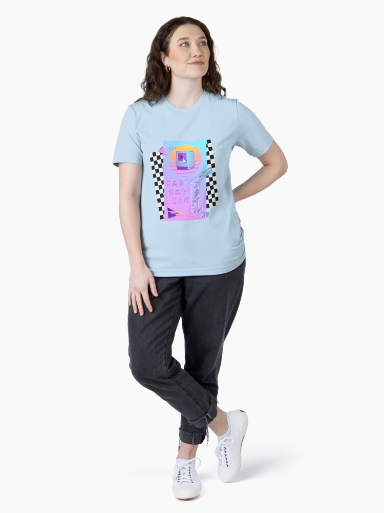 Thumbnail 4 of 7, Essential T-Shirt, Vaporwave CSS designed and sold by ckirknielsen.