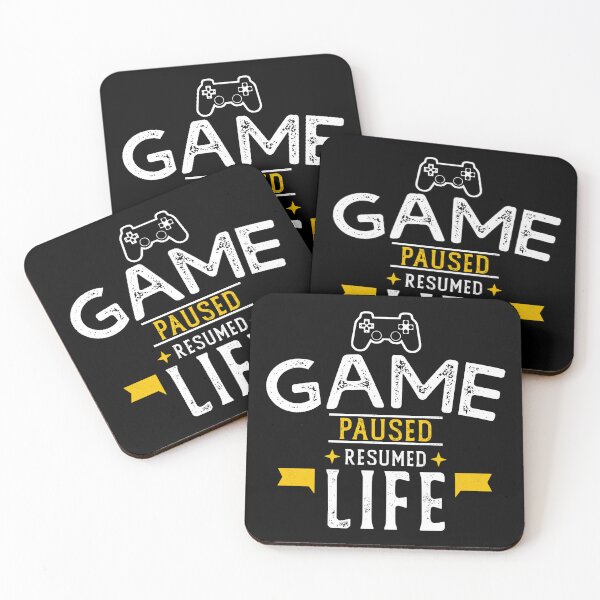 Item preview, Game Paused Resumed Life designed and sold by wingstar.