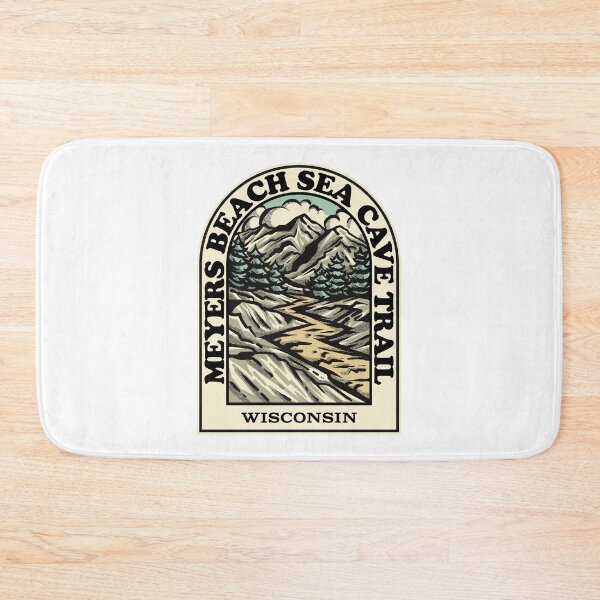 Item preview, Meyers Beach Sea Cave Trail Wisconsin hiking backpacking trail designed and sold by HalpinDesign.