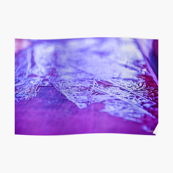 Purple Ice Poster