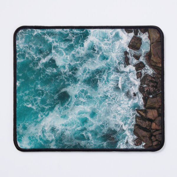 Item preview, Serenity in Blue Ocean Waves designed and sold by pocketgraphic.