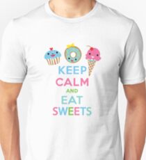 Keep Calm and Eat Sweets Unisex T-Shirt