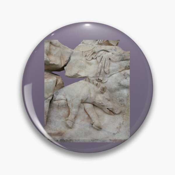 Item preview, Calydonian Boar Greek Mythological Relief Cut Out designed and sold by taiche.