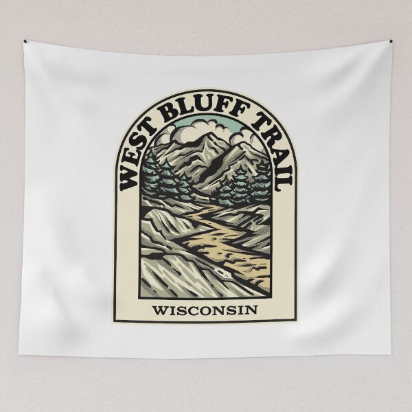 Item preview, West Bluff Trail Wisconsin hiking backpacking trail designed and sold by HalpinDesign.