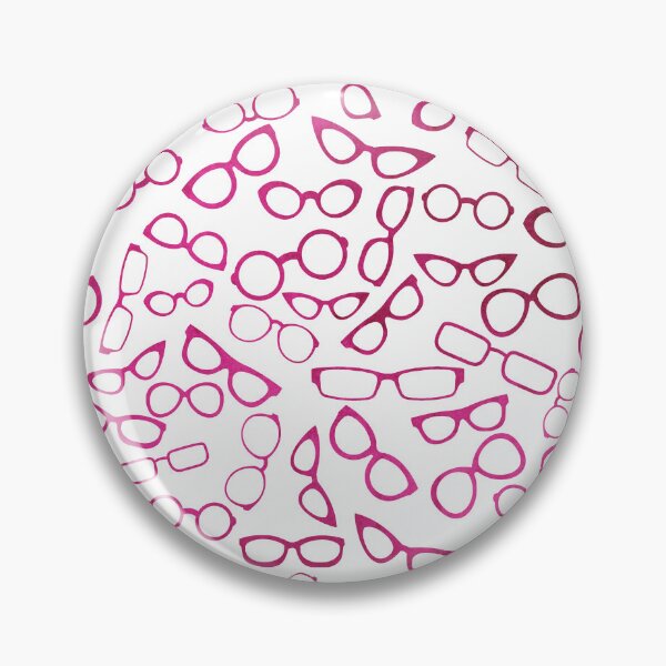 Item preview, Pink Eyeglasses Pattern designed and sold by Primroaddesigns.