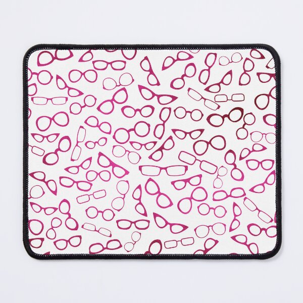 Item preview, Pink Eyeglasses Pattern designed and sold by Primroaddesigns.