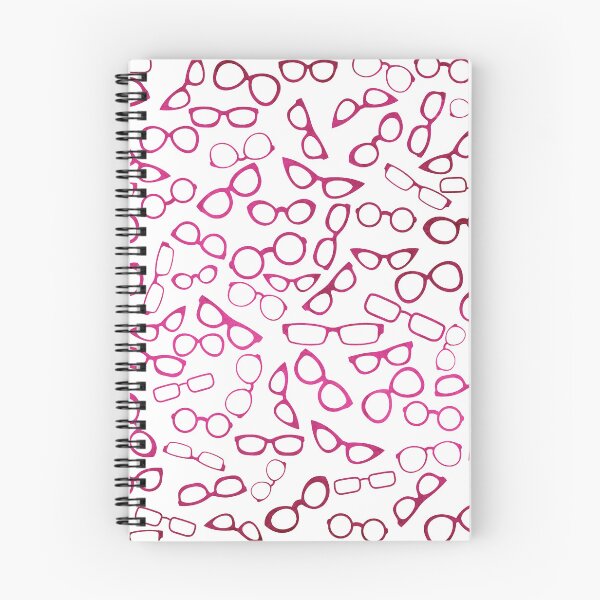 Item preview, Pink Eyeglasses Pattern designed and sold by Primroaddesigns.