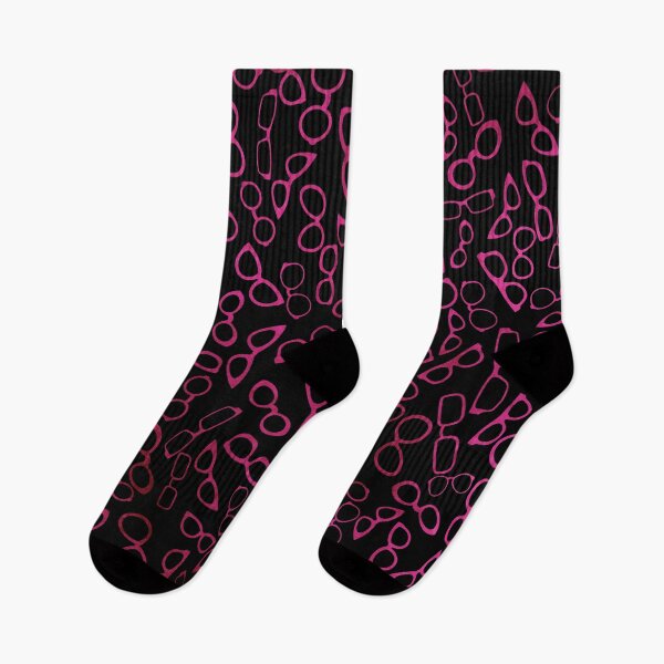 Item preview, Pink Eyeglasses Pattern designed and sold by Primroaddesigns.