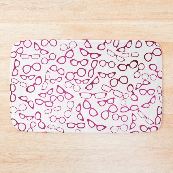 Item preview, Pink Eyeglasses Pattern designed and sold by Primroaddesigns.