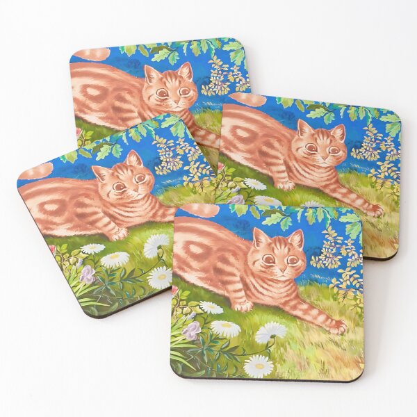 Item preview, Stalking by Louis Wain designed and sold by WonderweissStudio.