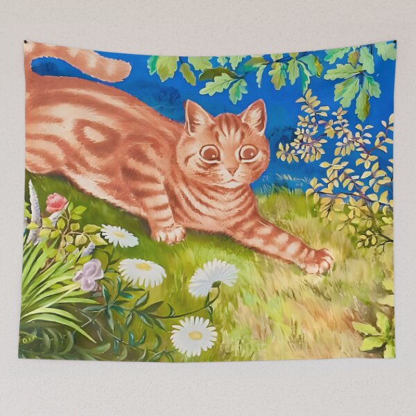 Item preview, Stalking by Louis Wain designed and sold by WonderweissStudio.