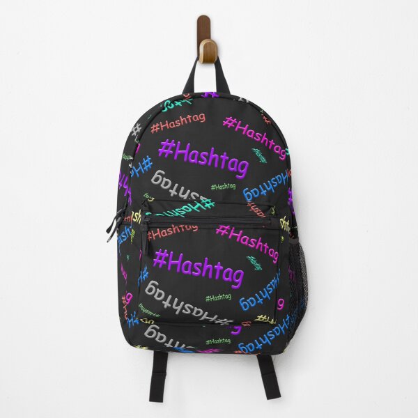 Item preview, Obnoxious colorful comic sans hashtag pattern designed and sold by randomsorcery.