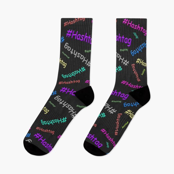 Item preview, Obnoxious colorful comic sans hashtag pattern designed and sold by randomsorcery.