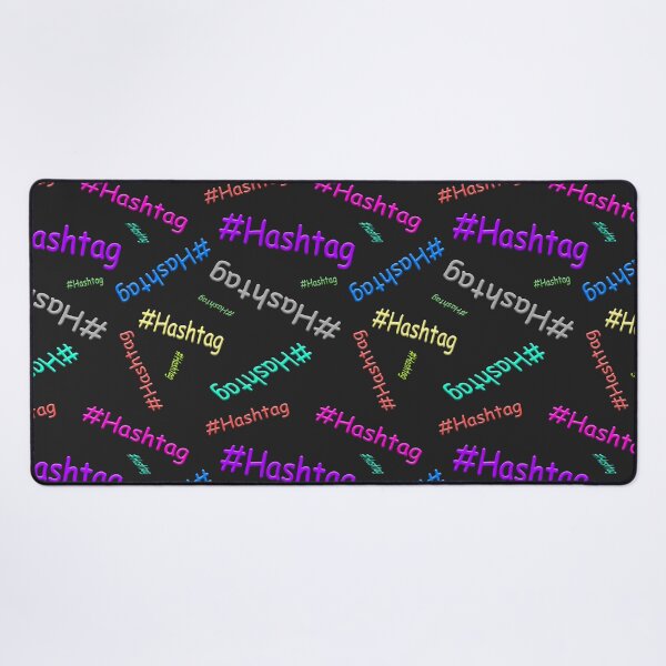 Item preview, Obnoxious colorful comic sans hashtag pattern designed and sold by randomsorcery.
