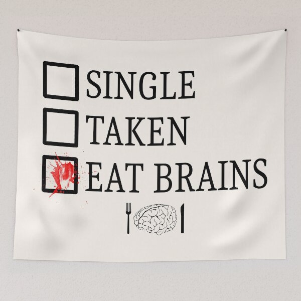 Item preview, Eat brains - black  designed and sold by manuluce.