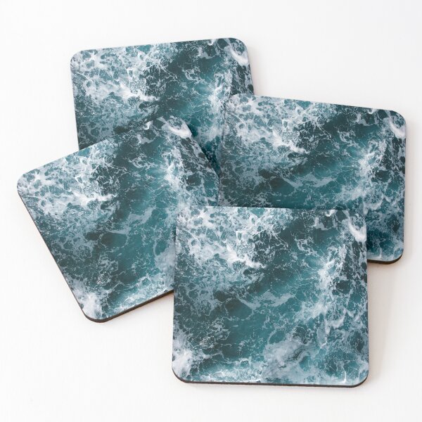 Item preview, Intense Blue Ocean Breakers designed and sold by pocketgraphic.