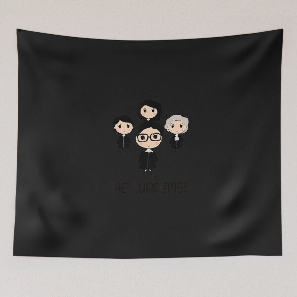 Item preview, THE SUPREMES Supreme Court Justices RBG cute T-Sh designed and sold by posenvzme.