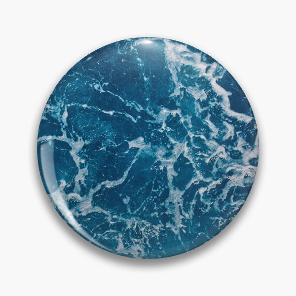 Item preview, Captivating Blue Ocean Wave Wall Art Print designed and sold by pocketgraphic.