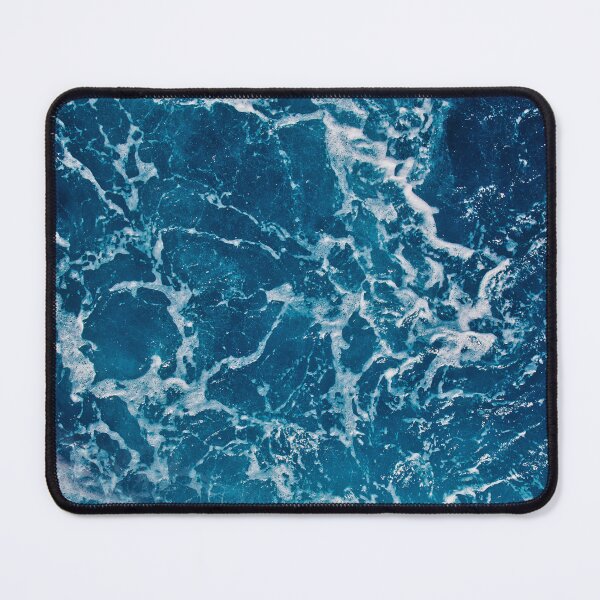 Item preview, Captivating Blue Ocean Wave Wall Art Print designed and sold by pocketgraphic.