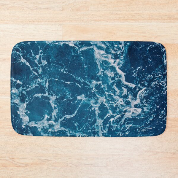 Item preview, Captivating Blue Ocean Wave Wall Art Print designed and sold by pocketgraphic.