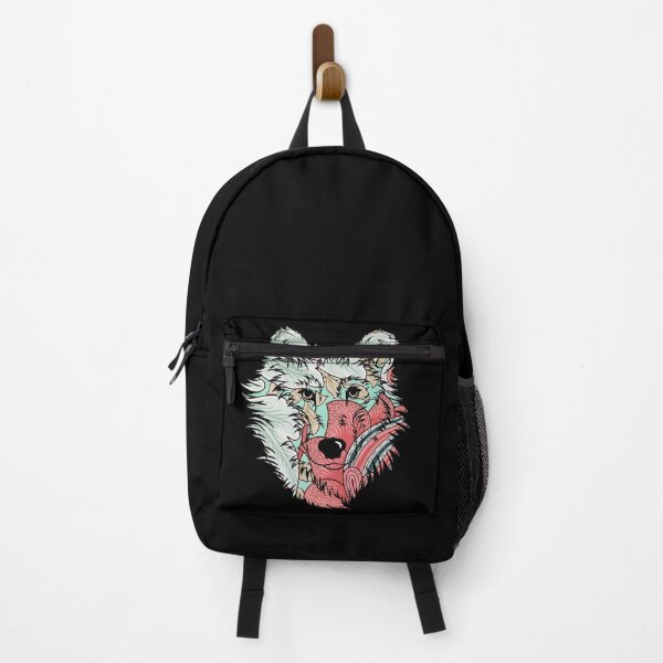 Item preview,  Wolf's head floral designed and sold by Ascooepics.