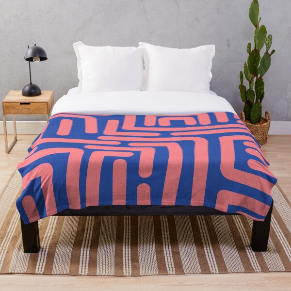 Item preview, Abstract red line on blie backround designed and sold by nuurfauzi.