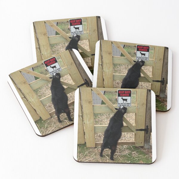 Item preview, A goat reading a sign/yoga/gate/ designed and sold by expressiveprint.