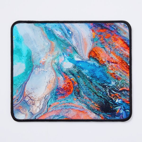Item preview, Marble Effect Color Pouring Acrylic Abstract Painting designed and sold by BluedarkArt.