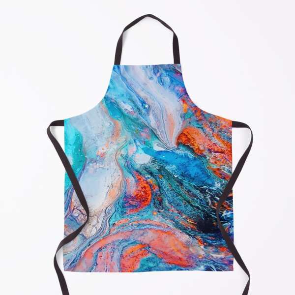 Item preview, Marble Effect Color Pouring Acrylic Abstract Painting designed and sold by BluedarkArt.
