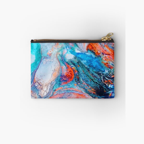 Item preview, Marble Effect Color Pouring Acrylic Abstract Painting designed and sold by BluedarkArt.