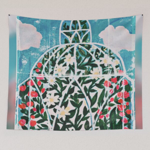 Item preview, Greenhouse Painting designed and sold by bipolarvirgoart.