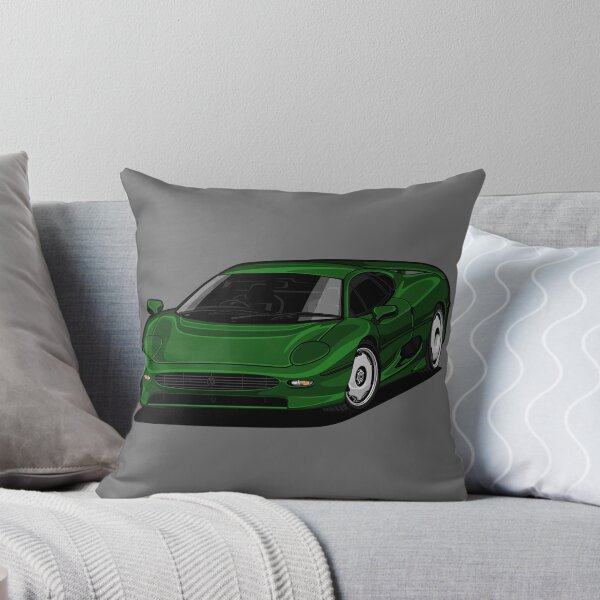 Item preview, Artwork Jag XJ 220 Hard Top Heritage British Classic green designed and sold by SketchNinja.